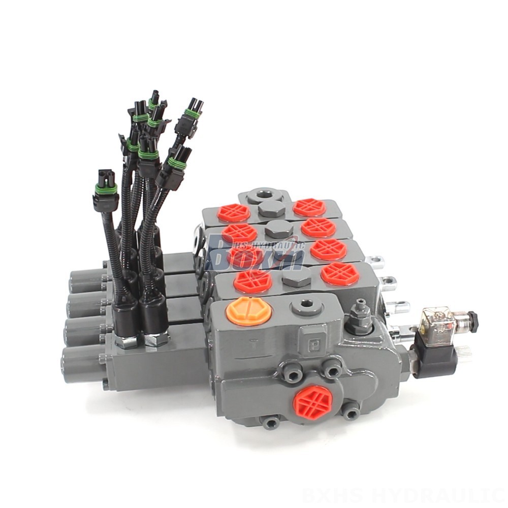 HSDLS180 4-Spool Sectional Directional Valve: OEM/ODM Manufacturing Available, Electric Unloading main image